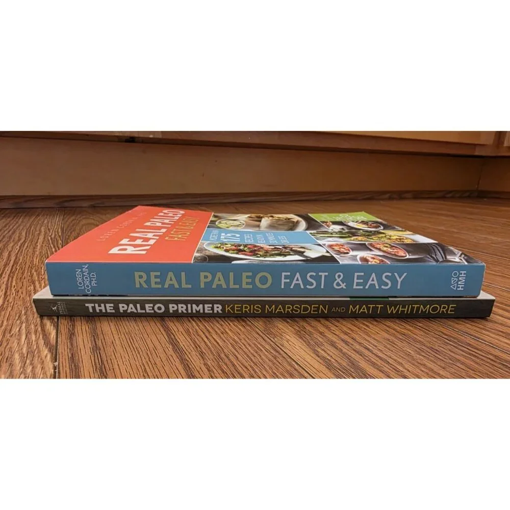 Lot of 2 Paleo Diet Books The Paleo Primer, Real Paleo‎ Fast & Easy Paperback